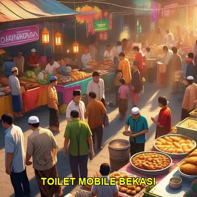 Pengunjung Puas! Fasilitas Toilet Mobile di Bazar Ramadhan
